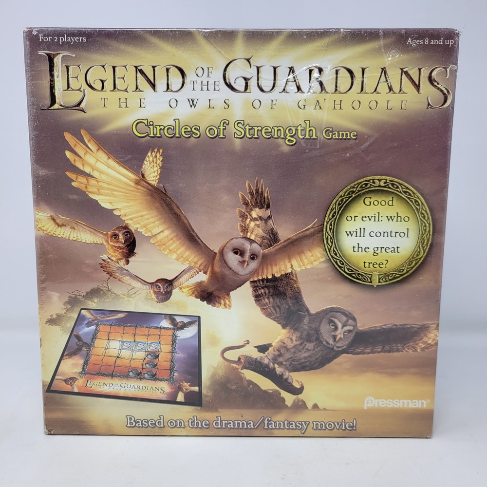 Legend of the Guardians Circles of Strength Board Game‎ Pressman Ages 8+